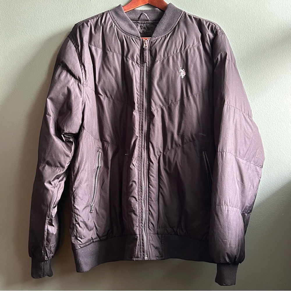 U.S. Polo Assn. | Men's Black Bomber Jacket